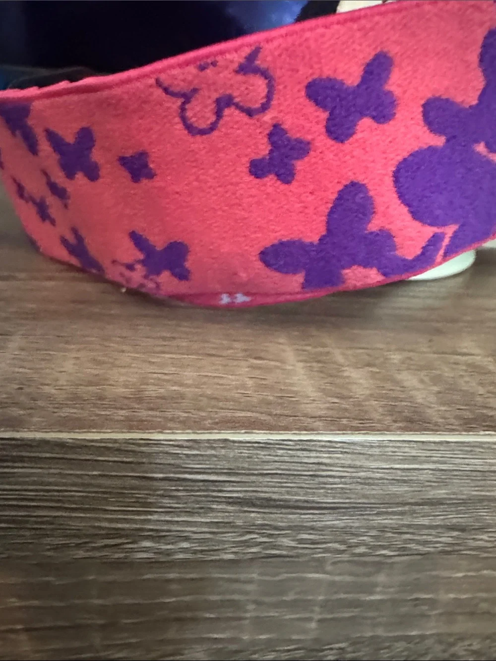 bolle Kids White Frame Pink Lens Ski Goggles with Purple Strap Accents